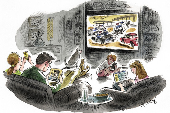 click to read an article on "In Digital Era, What Does 'Watching TV' Even Mean?"